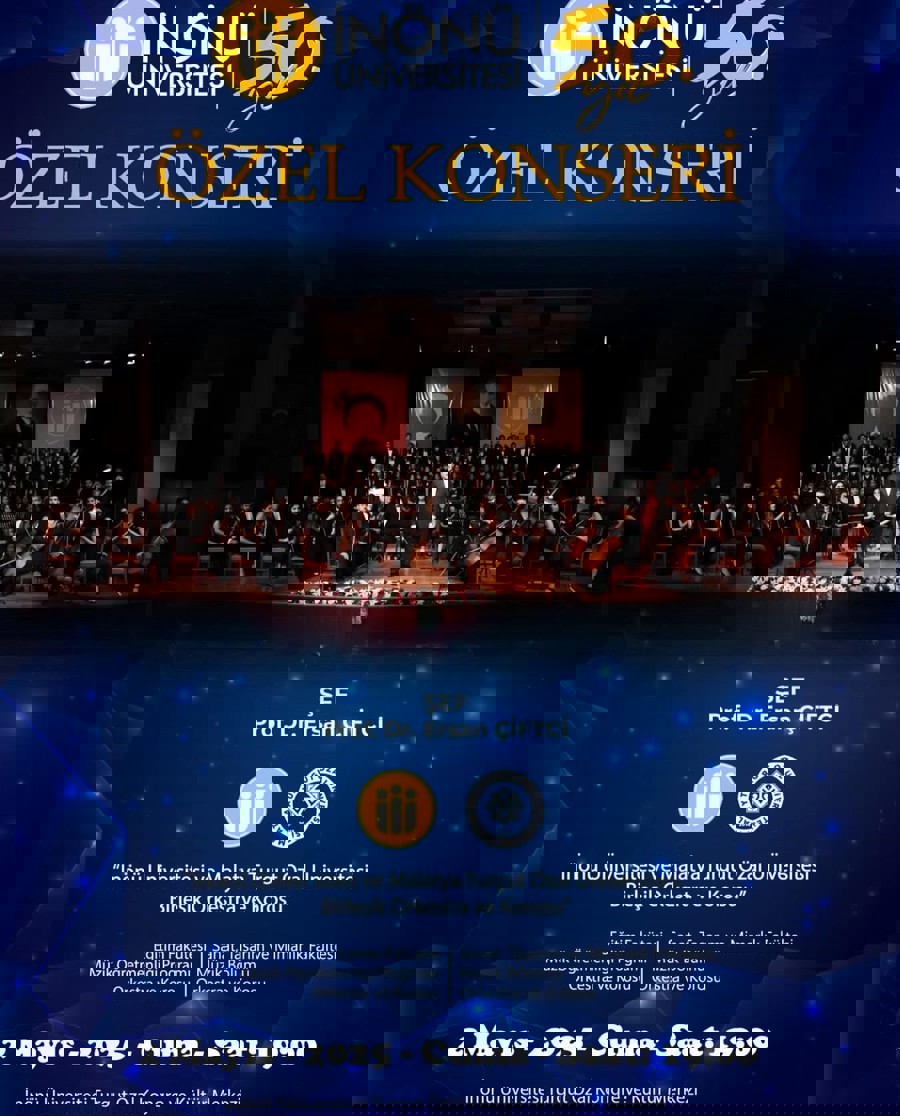 İNÖNÜ ÜNİVERSİTESİ 50. YIL ÖZEL KONSERİ
