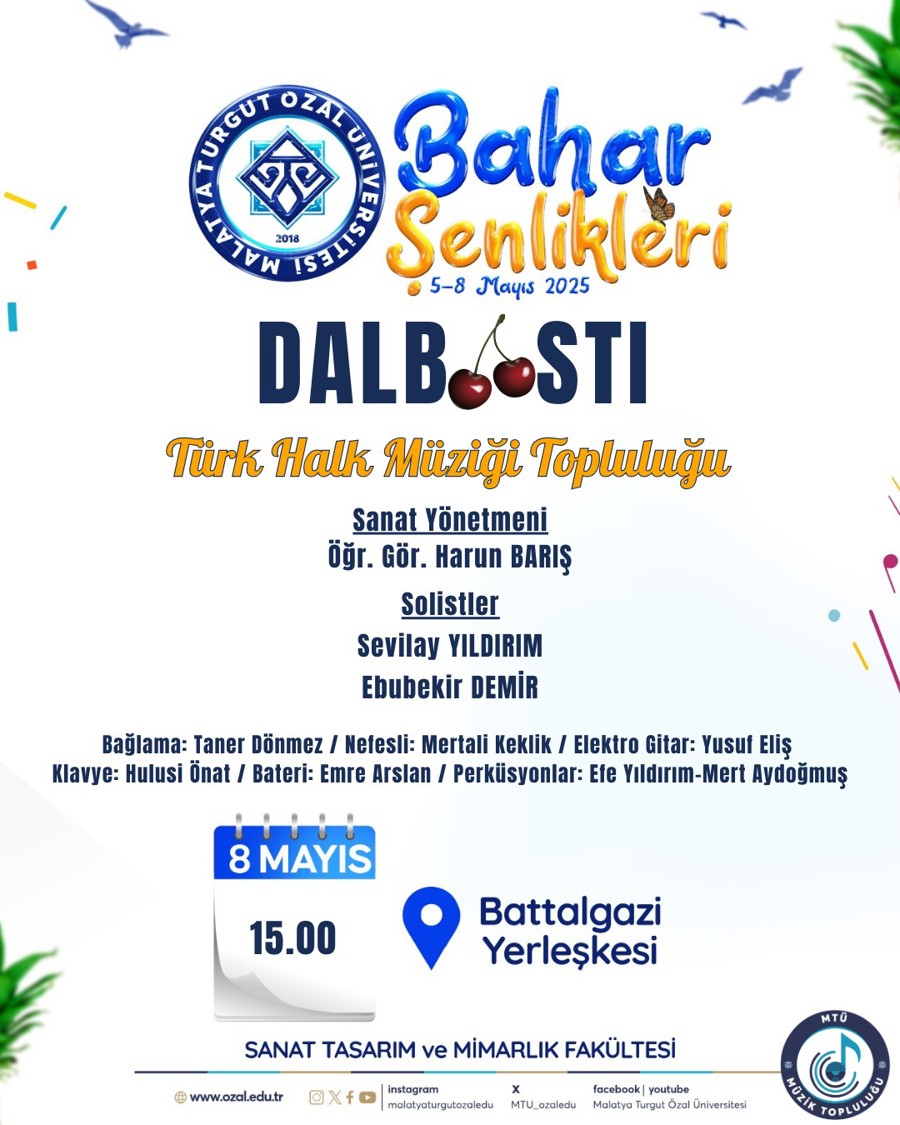'BAHAR ŞENLIKLERI/DALBASTI' TÜRK HALK MÜZIĞI TOPLULUĞU