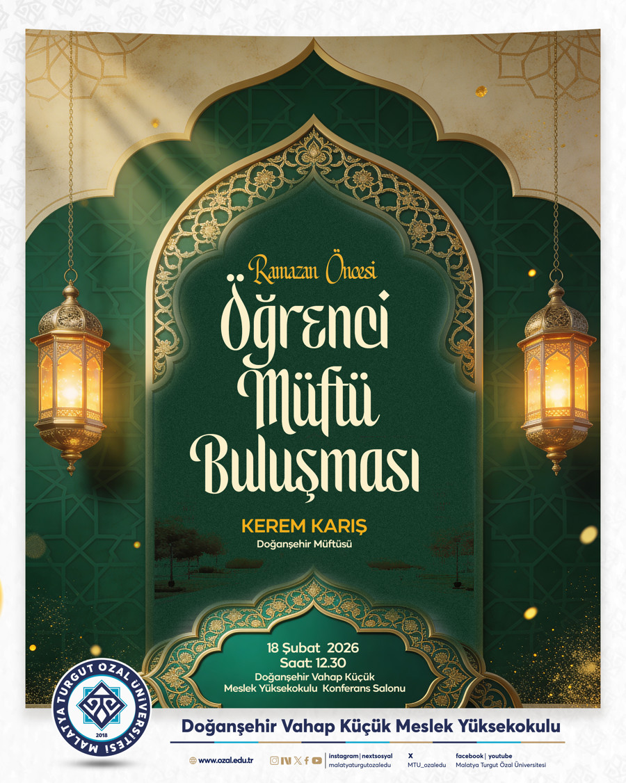 RAMAZAN AYI ÖNCESİNDE ÖĞRENCİ VE MÜFTÜ BULUŞMASI