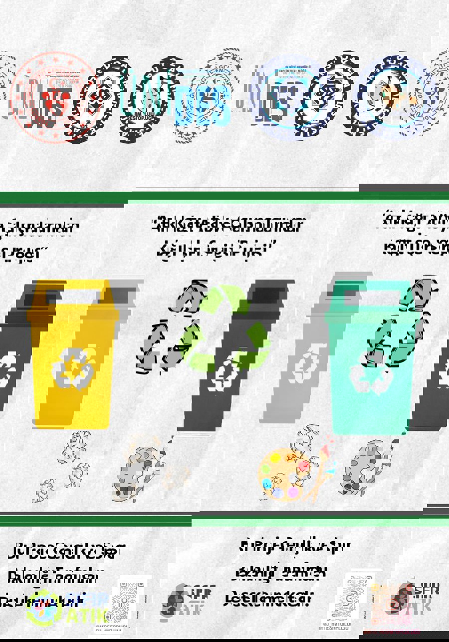 ATIK KAĞITTAN ATÖLYE ÇALIŞMALARINDA KAĞIT İŞLER SERGISI