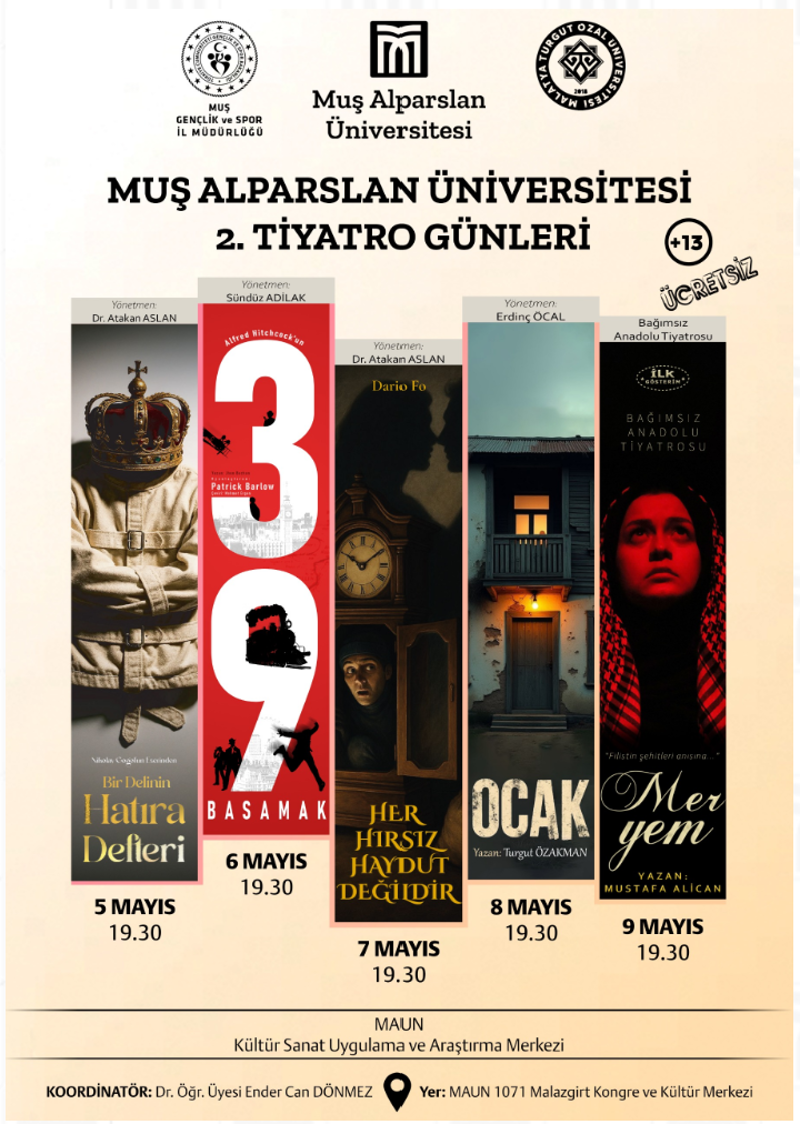 '40 SANIYE' TIYATRO GÖSTERIMI – MALATYA TIYATRO GÜNLERI