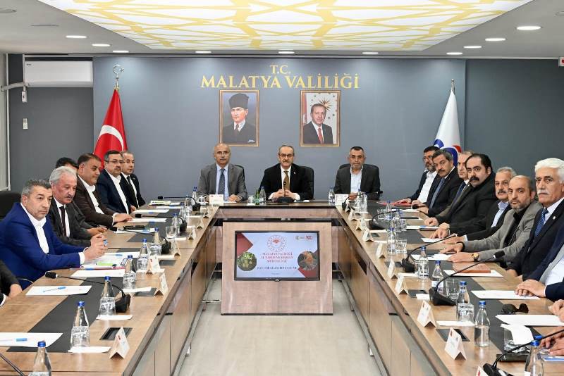 İLIMIZDE GERÇEKLEŞEN ZIRAI DON SONRASINDA YAPILAN ÇALIŞMALAR HAKKINDA ISTIŞARE VE DEĞERLENDIRME TOPLANTISI