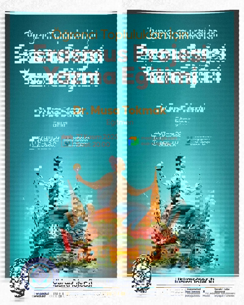 ÖĞRENCI TOPLULUKLARI IÇIN ERASMUS+ PROJE YAZMA EĞITIMI