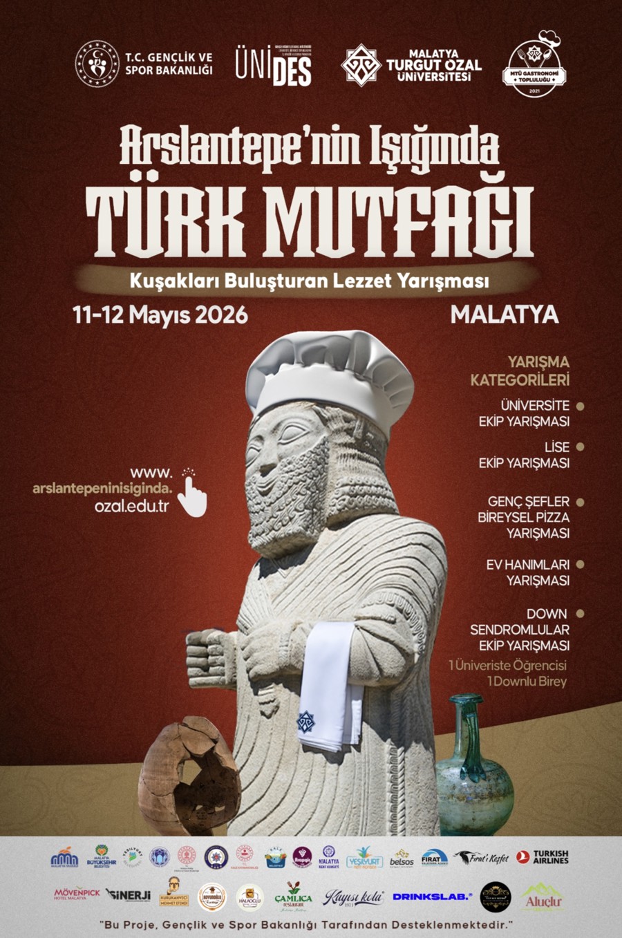 ARSLANREPENIN IŞIĞINDA TÜRK MUTFAĞI KUŞAKLARI BULUŞTURAN LEZZET YARIŞMASI 