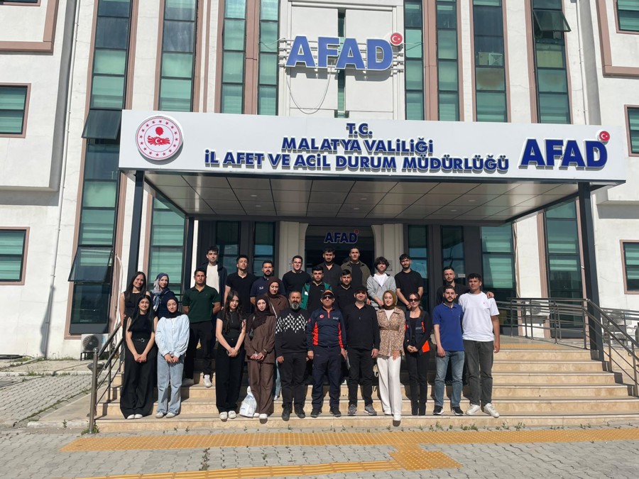 MALATYA VALİLİĞİ İL AFET VE ACİL DURUM MÜDÜRLÜĞÜNE TEKNİK GEZİ DÜZENLENDİ