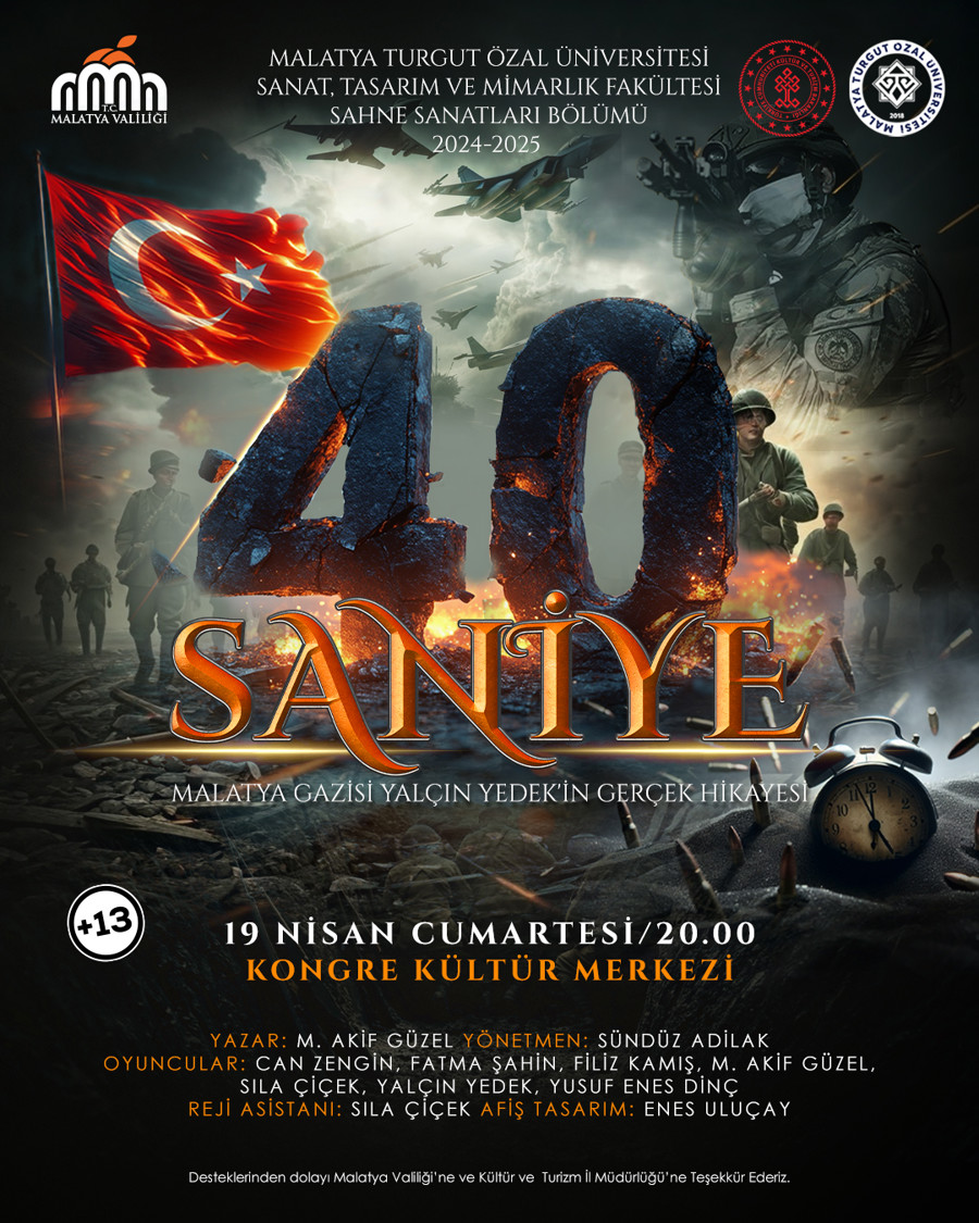 "40 SANIYE" TIYATRO OYUNU GÖSTERIMI