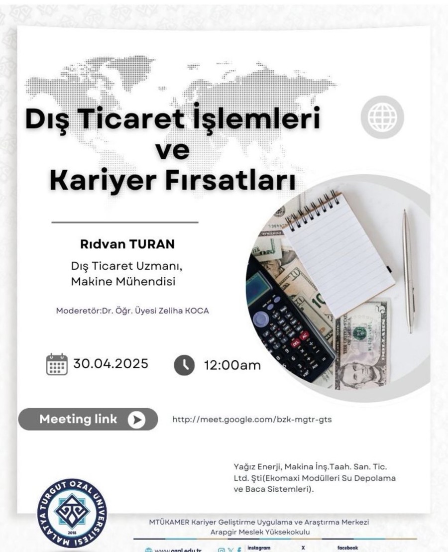 DIŞ TICARET IŞLEMLERI VE KARIYEE FIRSATLARI 