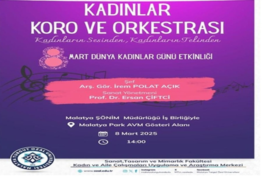 KADINLAR KORO VE ORKESTRASI KADINLARIN SESINDEN KADINLARIN TELINDEN 