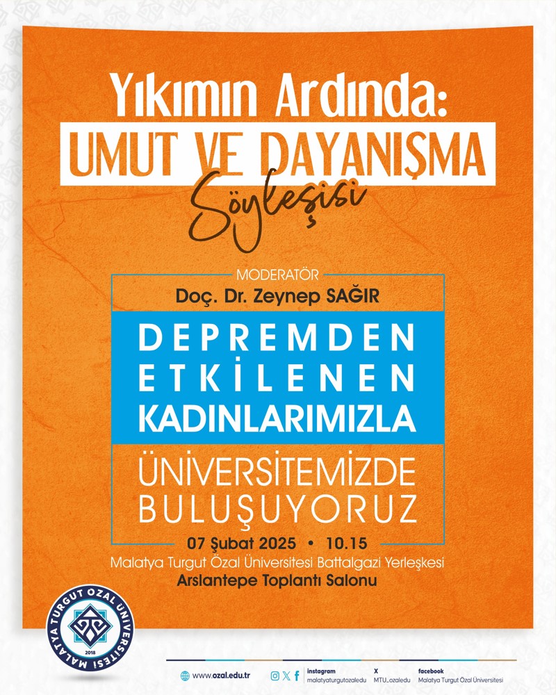 YIKIMIN ARDINDA: UMUT VE DAYANIŞMA SÖYLEŞİSİ