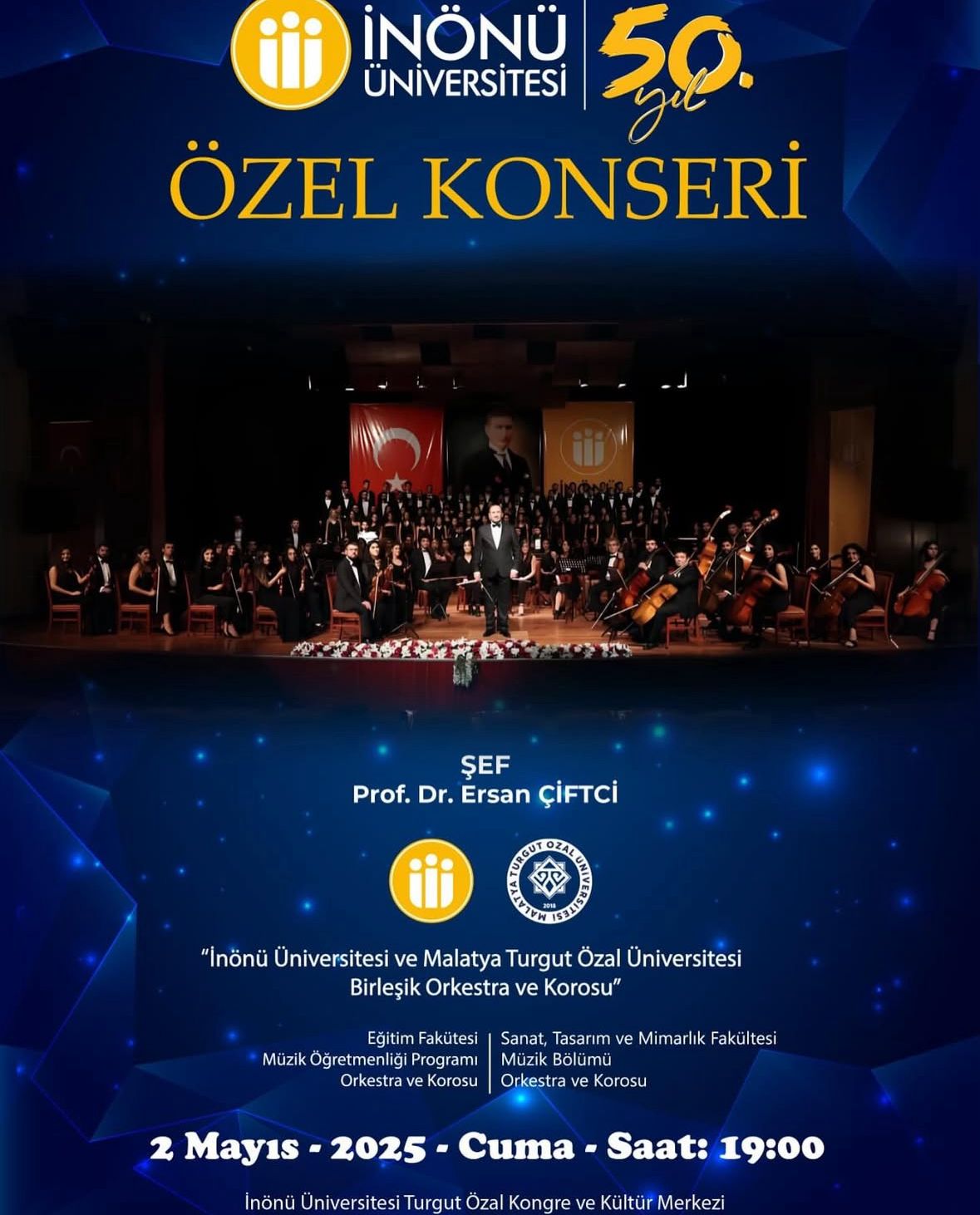 İNÖNÜ ÜNİVERSİTESİ 50. YIL ÖZEL KONSERİ