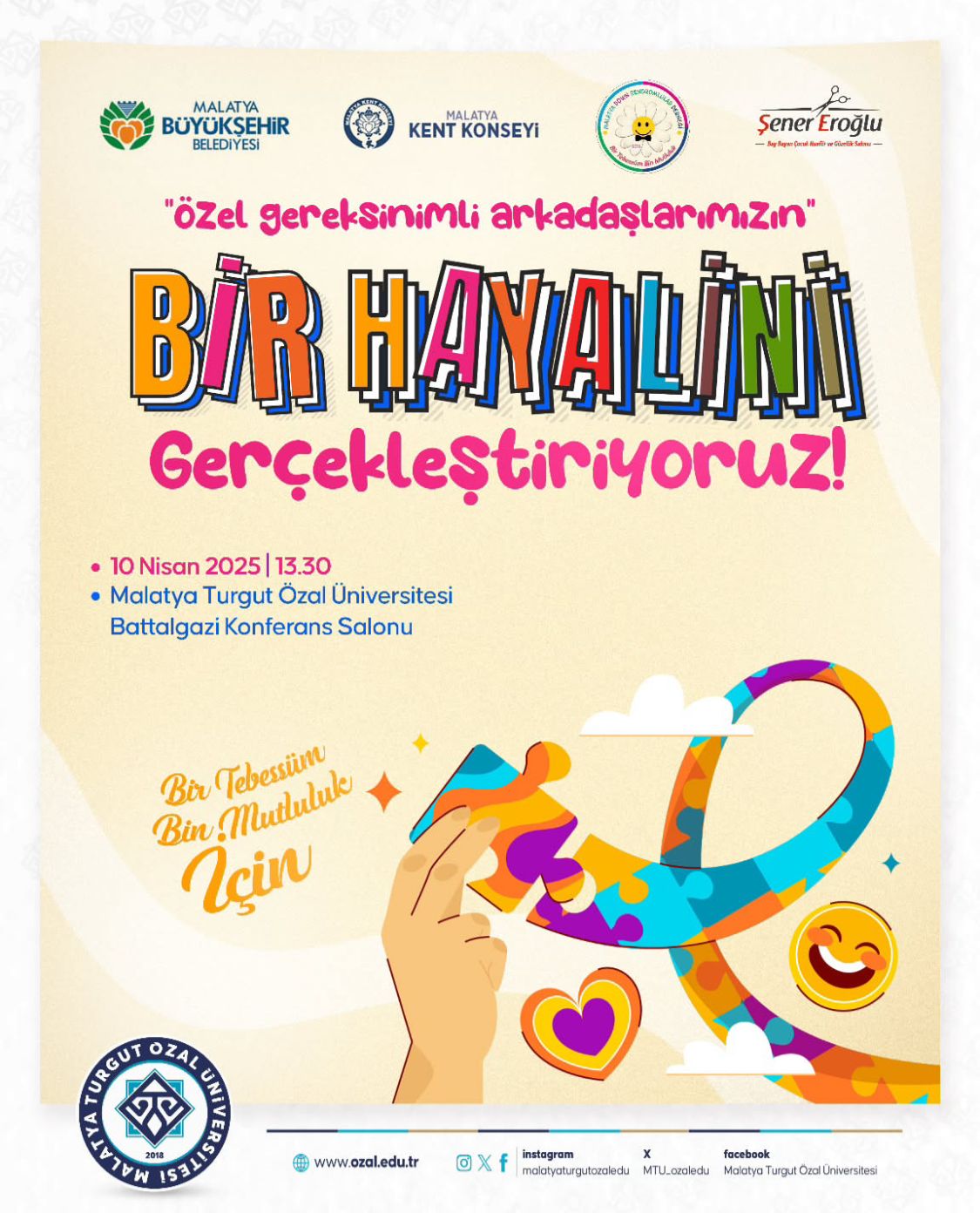 ÖZEL GEREKSİNİMLİ ARKADAŞLARIMIZIN BİR HAYALİNİ GERÇEKLEŞTİRİYORUZ