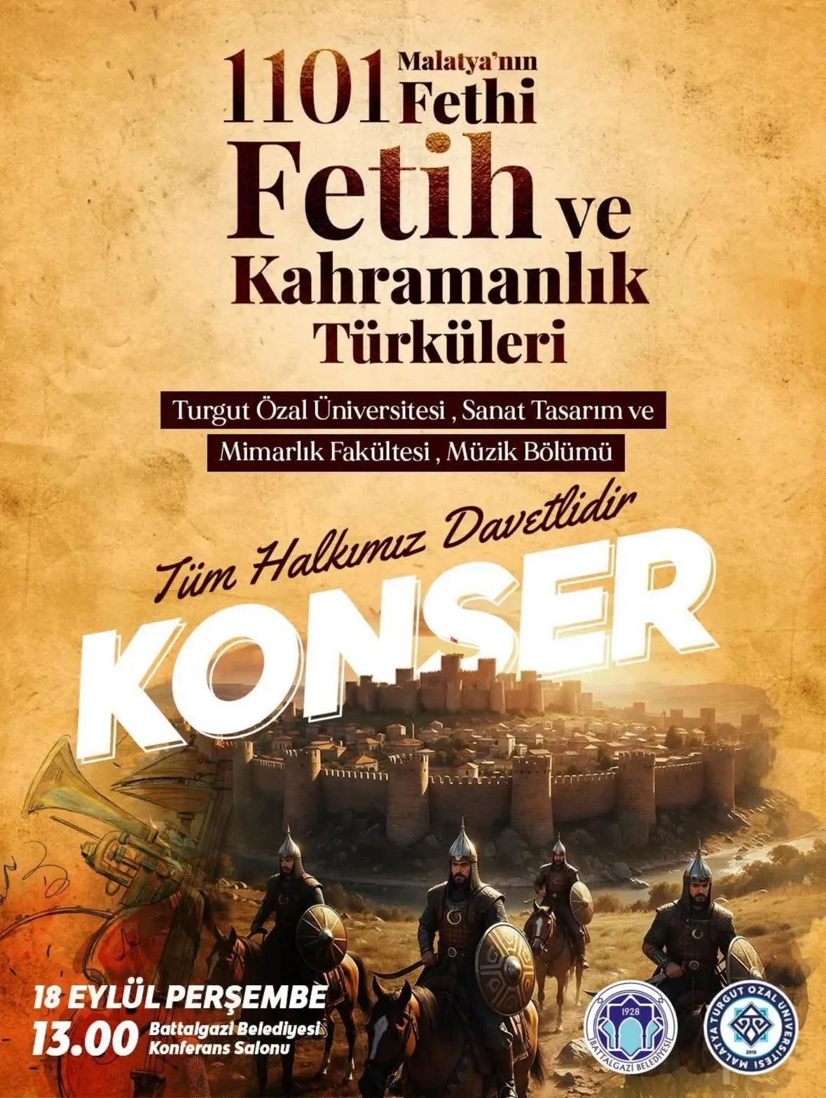 MALATYA’NIN FETHI-FETIH VE KAHRAMANLIK TÜRKÜLERI
