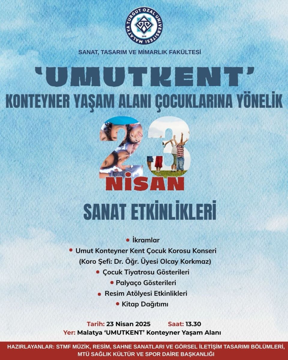 UMUTKENT KONTEYNER YAŞAM ALANI/23 NISAN SANAT ETKINLIKLERI
