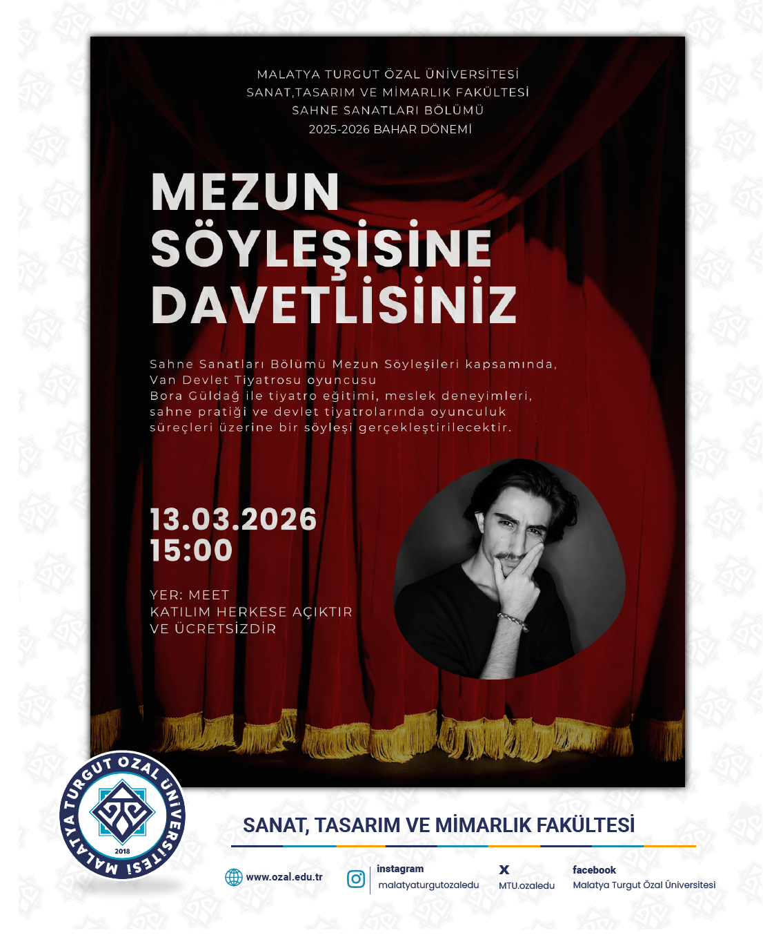 MEZUN SÖYLEŞISI : BORA GÜLDAĞ