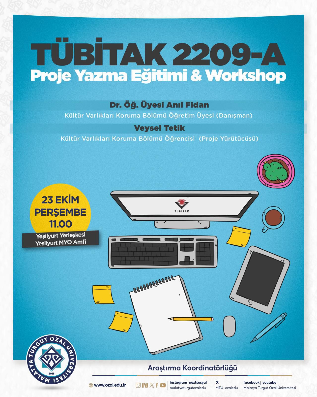 TÜBİTAK 2209-A PROJE YAZMA EĞITIMI & WORKSHOP