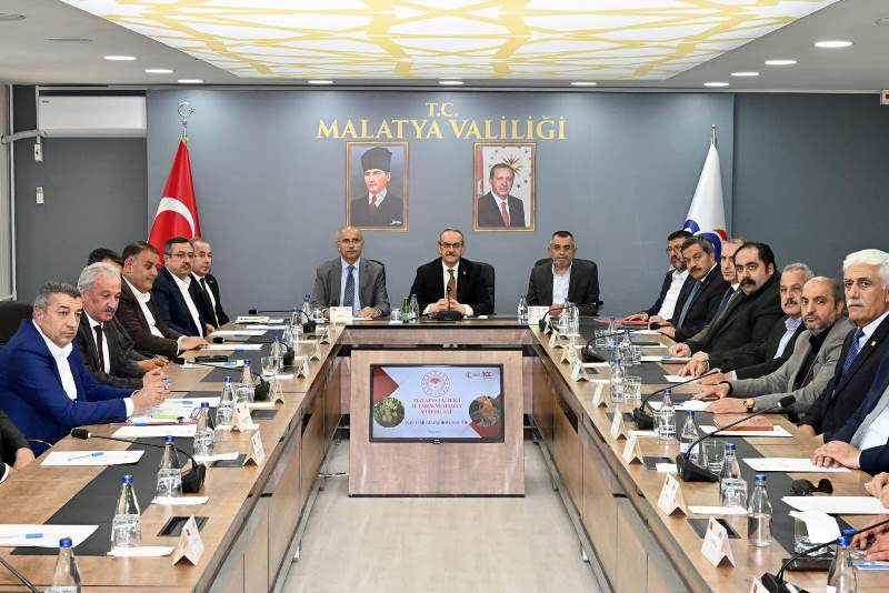 İLIMIZDE GERÇEKLEŞEN ZIRAI DON SONRASINDA YAPILAN ÇALIŞMALAR HAKKINDA ISTIŞARE VE DEĞERLENDIRME TOPLANTISI