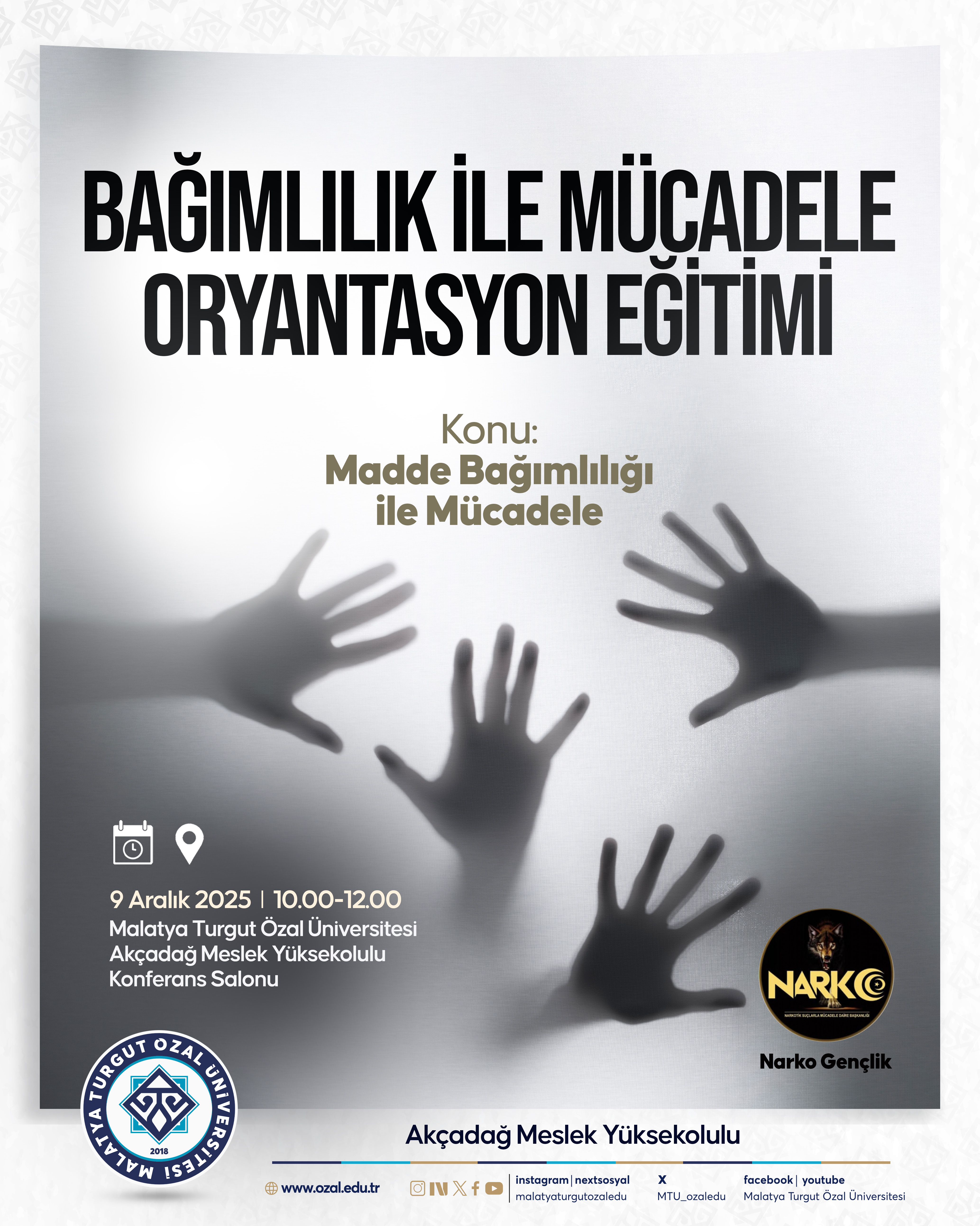 BAĞIMLILIKLA MÜCADELE ORYANTASYONU