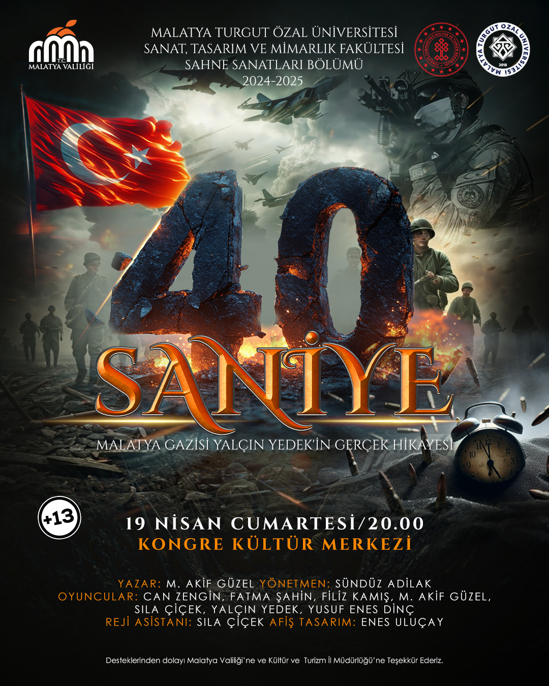 "40 SANIYE" TIYATRO OYUNU GÖSTERIMI