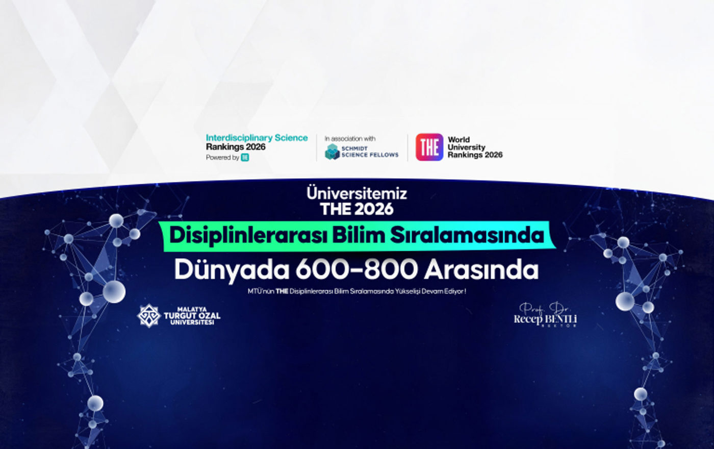 MTÜ’nün THE 2026 Disiplinlerarası Bilim Sıralamasında yükselişi devam ediyor
